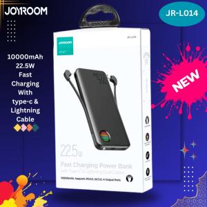 Power Bank 10000mAh 22.5W Fast Charging With Type-C & Lightning Cable JR-L014