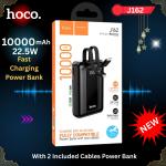 HOCO 10000 mAh 22.5W Fast Charging with 2 Built in Cable Power Bank - J162