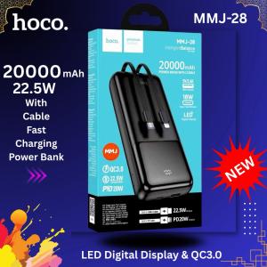HOCO 20000mAh 22.5W With Cable Fast Charging Power Bank -MMJ28