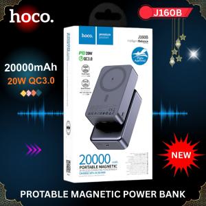 HOCO 20000mAh 20W QC3.0 Portable Magnetic Power Bank -J160B