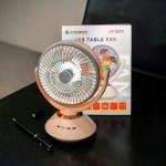 Jy Super JY-2570 | 15+ Hours Backup | 7200mAh Battery | Silent Rechargeable AC/DC Fan
