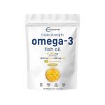 Micro Ingredients Triple Strength Omega 3 Fish Oil 4200mg – 240 Softgels (Dietary Supplement)