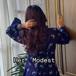 Nil Projapoti Kurti By Her Modest
