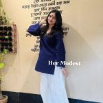 Nila Kurti and Salwar Set
