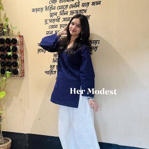 Nila Kurti and Salwar Set