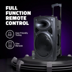 Rechargeable Bluetooth Karaoke Trolley Speaker