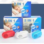 2 In 1 Anti Snoring and Air Purifier Silicone Snore Nose Clip
