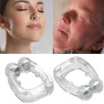 2 Pcs Anti Snoring Nose Clip,Snore Free Nose Clip, Snoring Solution, Relieve Snore, Sleeping Aid Devices for Ease Breathing, Silicone Magnetic Nose Clip For Men and Women