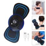 EMS Mini Body Massager,Muscle Stimulator Full Body Relaxation Machine Rechargeable Device for Legs Back Neck Pain Relief Electromagnetic Therapy For Unisex