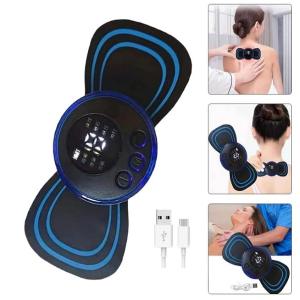 EMS Mini Body Massager,Muscle Stimulator Full Body Relaxation Machine Rechargeable Device for Legs Back Neck Pain Relief Electromagnetic Therapy For Unisex