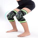 2Pcs Light and Dark Green Knee Pads Braces Sports Support For Men Women