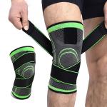 Light and Dark Green Knee Pads Braces Sports Support For Men Women - 1 pcs