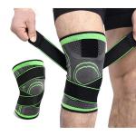 Light and Dark Green Knee Pads Braces Sports Support For Men Women - 1 pcs