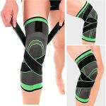 Light and Dark Green Knee Pads Braces Sports Support For Men Women - 1 pcs