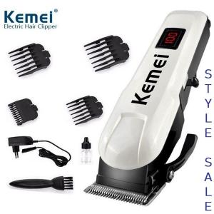 Kemei Km-809A Digital Rechargeable Electric Hair Cut Trimmer