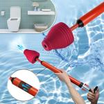 High Pressure Air Drain Clog Remover Plumbing Tool, High Pressure Toilet Unblock One Shot, Toilet Plunger Kitchen Sink Sewer Dredge Tool, High Pressure Toilet Unblock a Shot-Cyclone