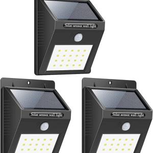 3Pcs Solar Lights Outdoors Waterproof Solar Lawn Light Solar Power Light