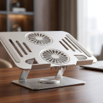 Laptop Stand V4.0 with Dual Silent Cooling Fans And Adjustment Wrench