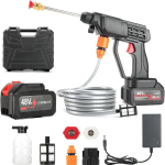 RECHARGEABLE CORDLESS HIGH PRESSURE CAR/ BIKE WASHER GUN