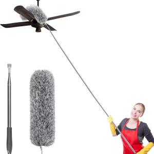 Fan Cleaner Brush With Long Rod