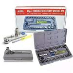 40 in 1 Pcs Tool Kit & Screwdriver and Socket Set Automobile & Bike Tool Box Set