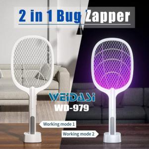 Weidasi WD-979 Electric Fly Mosquitoes Bat Insect Racket With LED Light