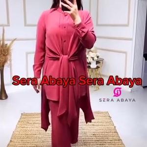 Sera Abaya Adjust Set And Pant - Misti